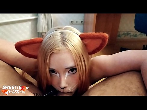 ❤️ Kitsune sluk piel en kom in haar mond ❤️ Russiese pornografie by ons ❌️